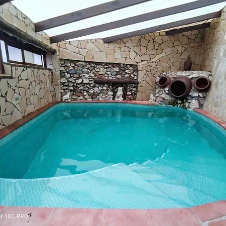 Jardin Piscina Climatizada Villa Frigiliana