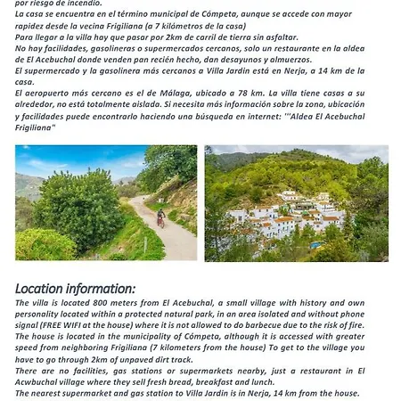 Jardin Piscina Climatizada * Frigiliana
